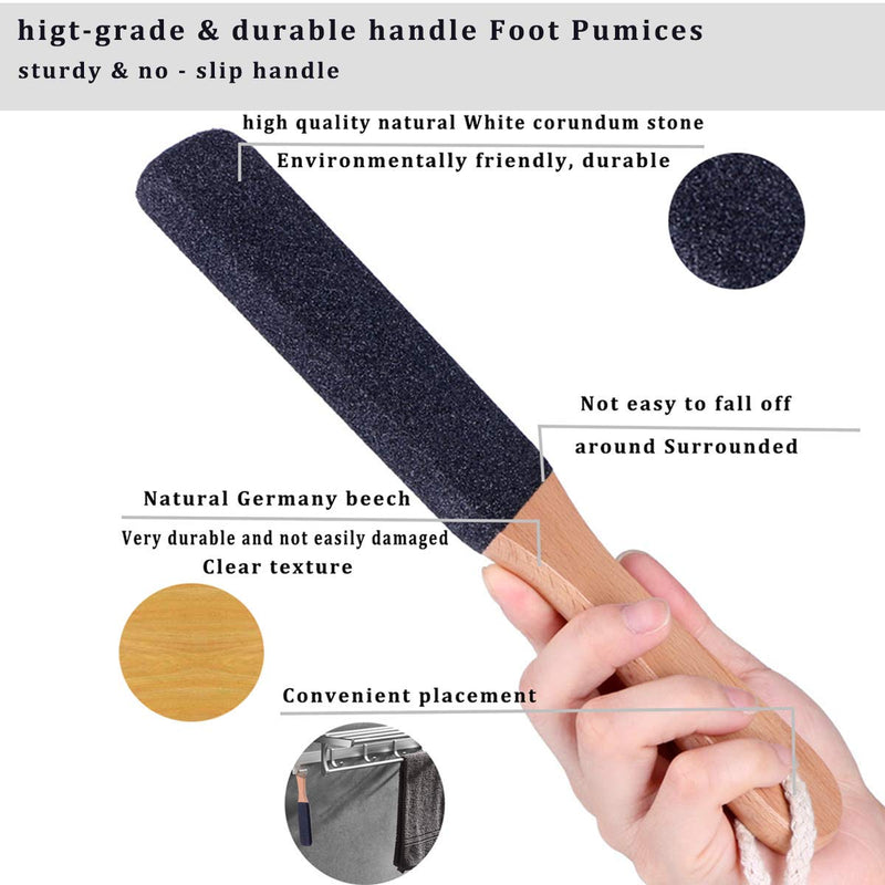 [Australia] - Kinepi Foot File Callus Remover Foot Scrubber,Professional Pedicure Foot Rasp Removes Cracked Heels,Dead Skin,Corn,Hard Skin,Pumice Stone for Feet Scraper File Brush Tools for Wet and Dry Feet Black 