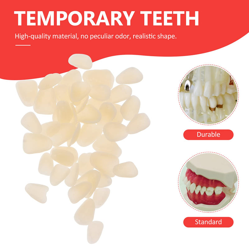 [Australia] - Healifty 100PCS/ Set Temporary Tooth Repair Kit Teeth Veneer Repair Kit Tooth Filler Kit Dental Temporary Crown for Fix Filling The Missing Broken Tooth Dental Gaps 