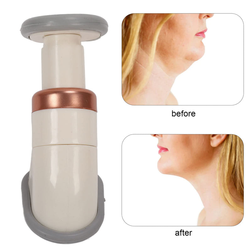 [Australia] - Neckline Slimmer Toning Massager System, Double Chin Remover Facial Neck Line Exerciser Chin Massager, Face Lift Thin Double Chin Reducer for Men and Women 