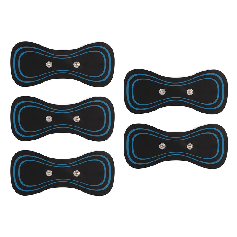 [Australia] - 5pcs Portable Massager, Mini Neck Massager, Reusable EMS Bioelectric Acupoints Massager Mat, Microcurrent Cervical Spine Massager for Pain Relief, Lymphatic Drainage Massage Pad 