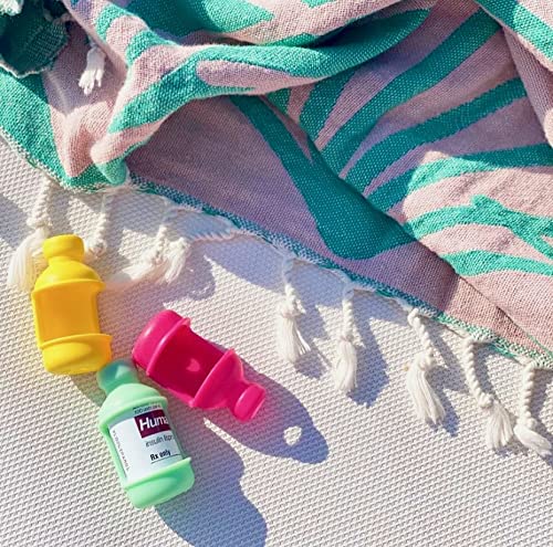 [Australia] - VIAL SAFE Insulin Bottle Protector Case/Sleeve for Diabetes, Reusable, Flexible Silicone Protective Sleeve, Summer Collection 3-Pack (Short), Yellow Sunshine, Raspberry Sorbet, Mojito Green 