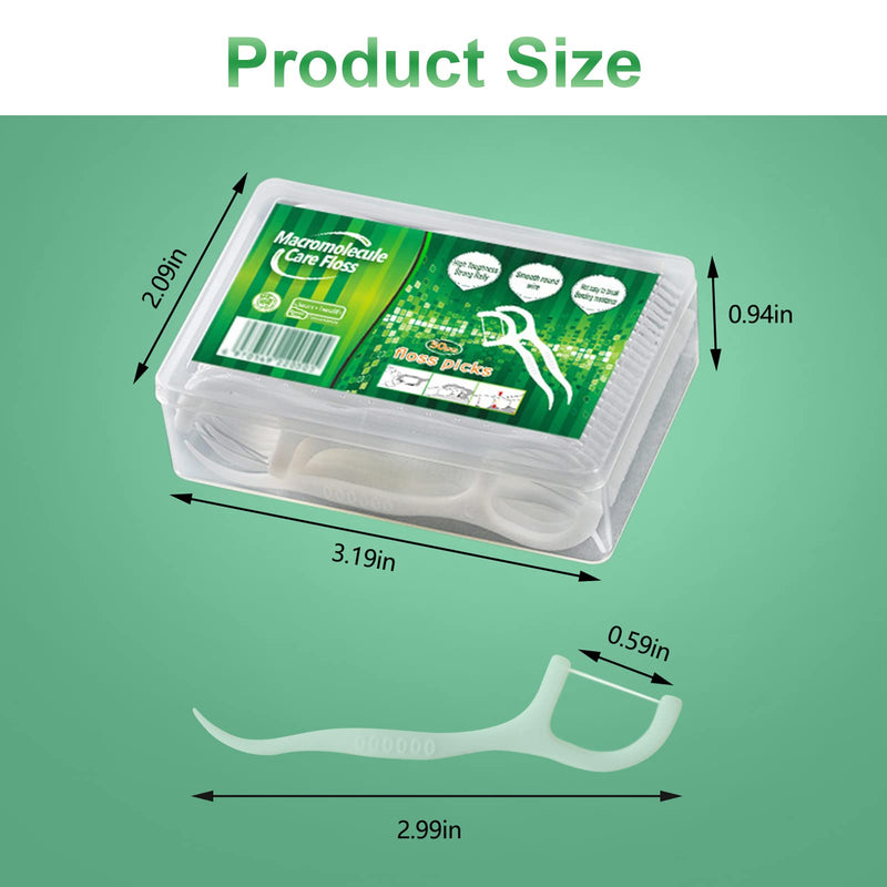 [Australia] - Dental Floss,50pcs Floss Picks,Dental Floss Sticks,Teeth Stick,Disposable Flossers,Suitable for Daily Cleaning and Protecting Teeth,with Storage Case 