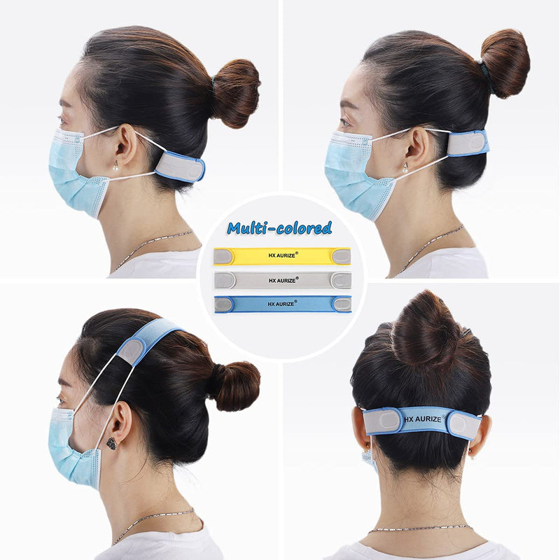 [Australia] - HX AURIZE Mask Strap Comfortable and Adjustable Mask Extender (Blue 1 Pcs) Blue 1 Pcs 