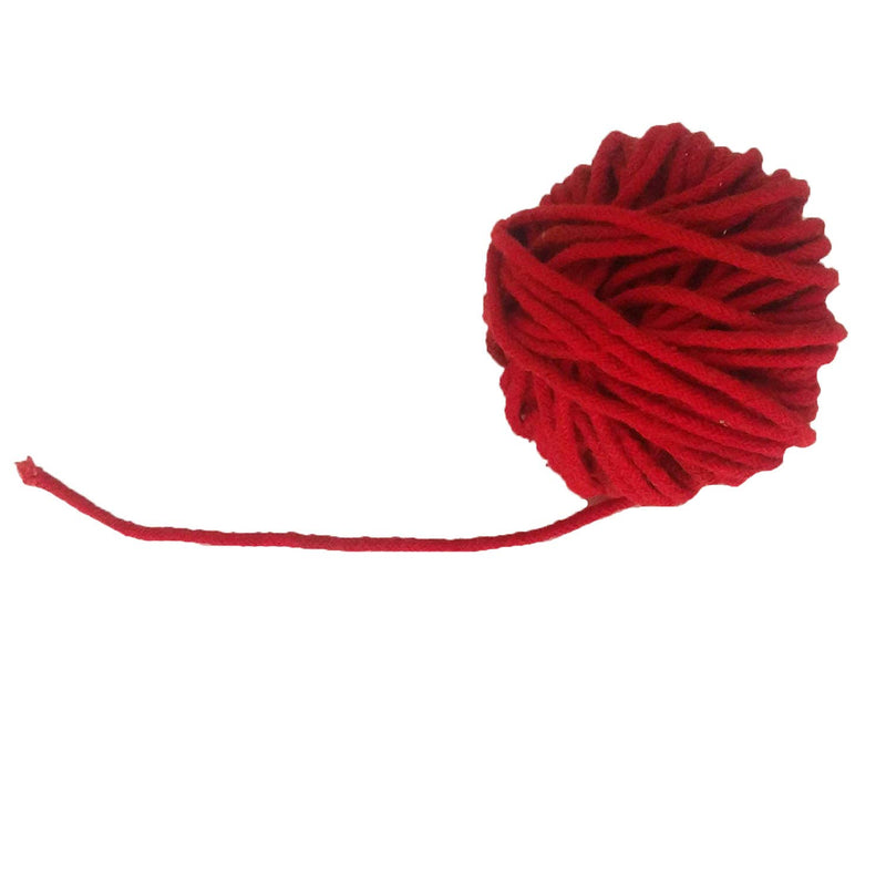 [Australia] - Red Cotton Thread Raksha Sutra Nazar Dhaga (Thick 1mm) Evil Eye String for Bracelets Protection Friendship Bracelet Anklet 