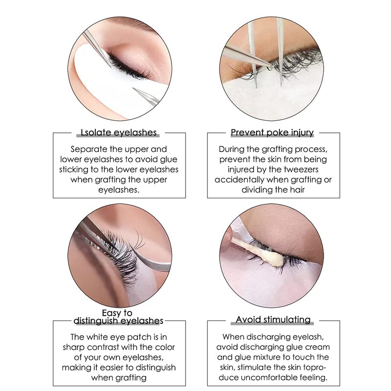 [Australia] - Eye Gel Pads, Lint Free Eyelash Patches, 100 Pairs Under Eye Gel Pads for Pro Salon and Individual Eyelash Extension 