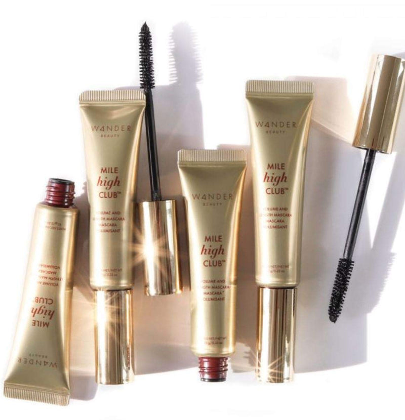 [Australia] - Mascara Black Volume and Length | WANDER BEAUTY MILE HIGH CLUB MASCARA | Intense Black Mascara - Lengthening Mascara, Cruelty Free Mascara, Clump-Free, Flake-Free Formula, Volumizing Mascara 1 Pack 