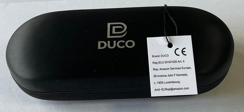 [Australia] - DUCO Blue Light Filter Glasses for Women Men Without Strength Glasses for PC/TV/Gaming/Mobile Phone with UV Protection Blue Filter Glasses 5201 Light Black 