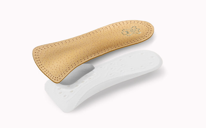 [Australia] - Orthotic 3/4 leather insoles toe-free with longitudinal and metatarsal arch support, Kaps Carmen 37 EUR / 4 UK Women 