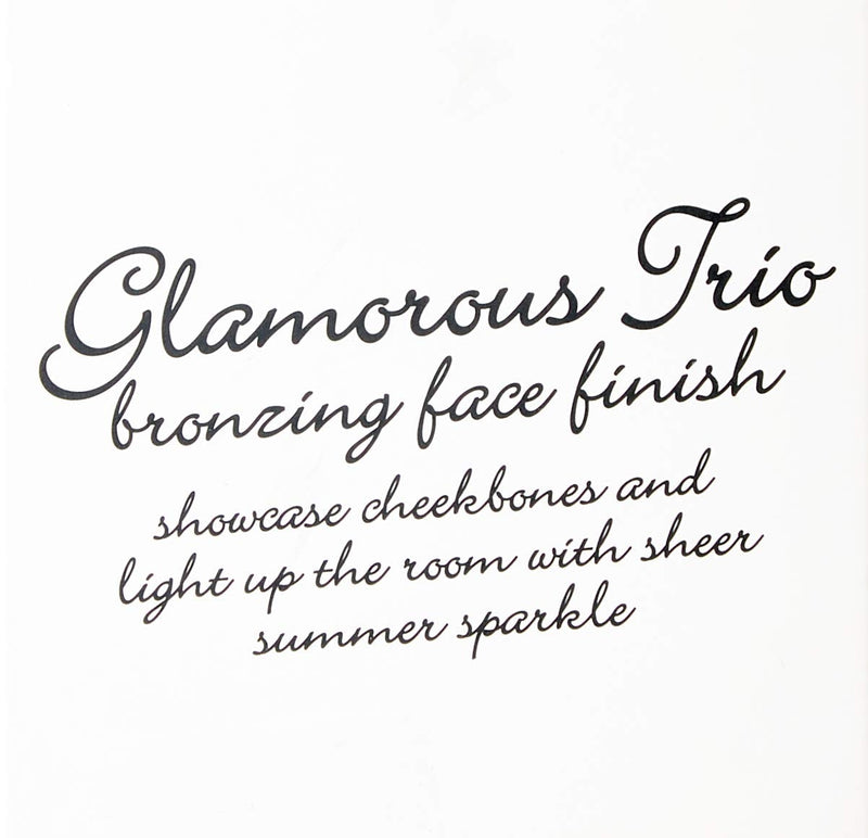 [Australia] - Mii Cosmetics Glamorous Trio Bronzing Face Finish Bronzer & Highlighter 