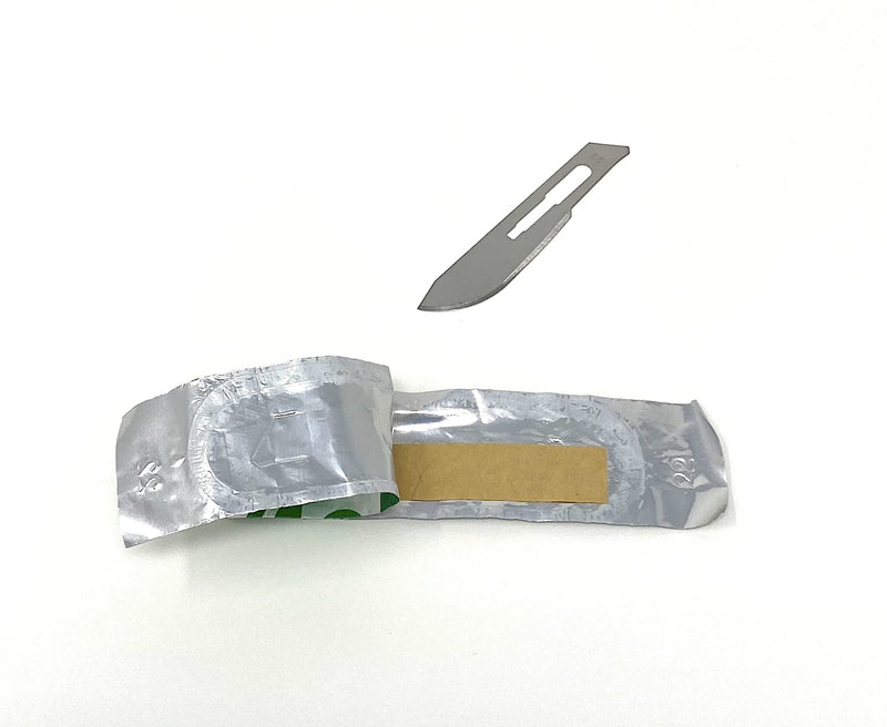 [Australia] - Disposable Surgical Scalpel Blades Sterile High Grade Carbon Steel 2.1% 10xx Individually Foil Wrapped by P&P MEDICAL SURGICAL Size 36 Box of 100 