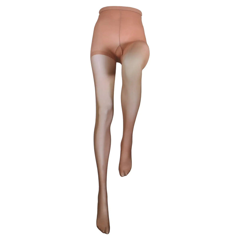 [Australia] - Truform Sheer Compression Pantyhose, 8-15 mmHg, Women's Shaping Tights, 20 Denier, Beige, Queen Plus 