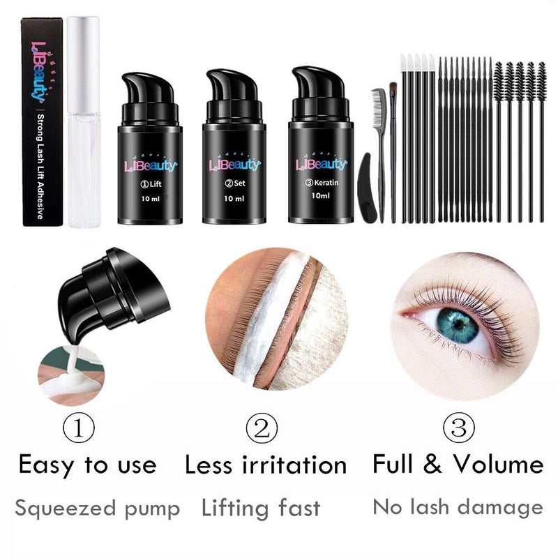 [Australia] - Libeauty Lash Lift Kit Eyelash Lifting Kit 3 Minutes Brow Lamination Kit DIY At Home Eyelash Perm Kit Professional Big 10 ml Airless Pump Big XL Airless Pump 