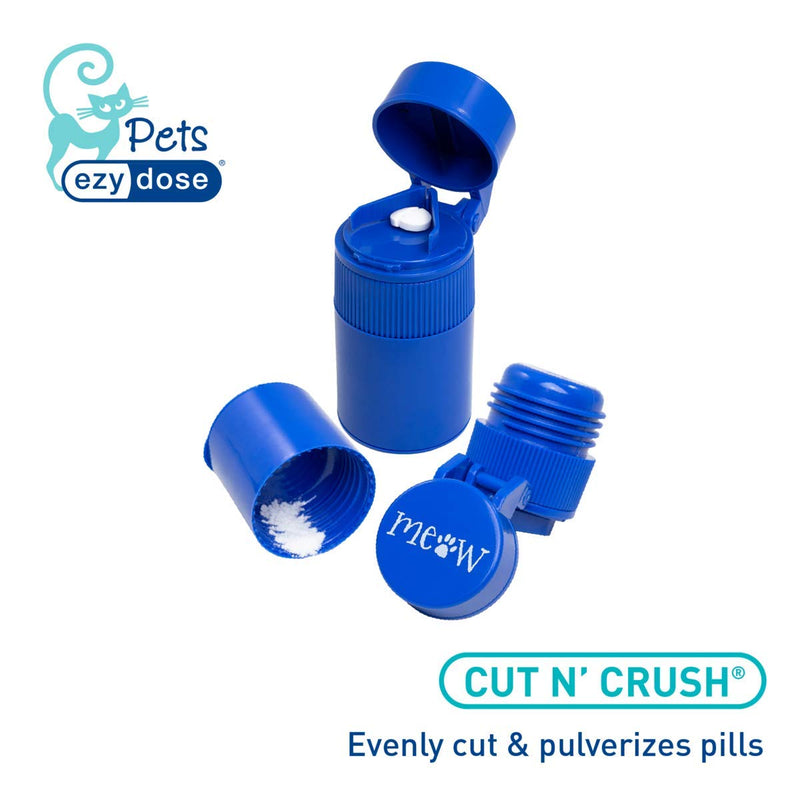 [Australia] - Ezy Dose Pet Pill Crusher and Cutter | Crushes Pills, Vitamins, Tablets for Cat | Great for Hiding Medication in Treats 