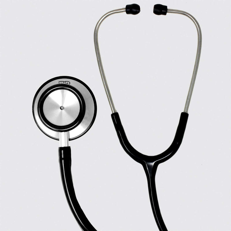[Australia] - Ever Ready First Aid Pro Classic Dual Head Stethoscope for Paramedics and Nurses, 4 Ear Tips, Replacement Diaphragm - Black 