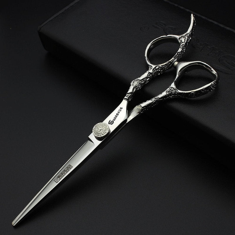 [Australia] - Hair Scissors 6 inch hairdresser professional haircut cutting and dilution hair 440c stainless steel (Cutting Scissors) Cutting Scissors 