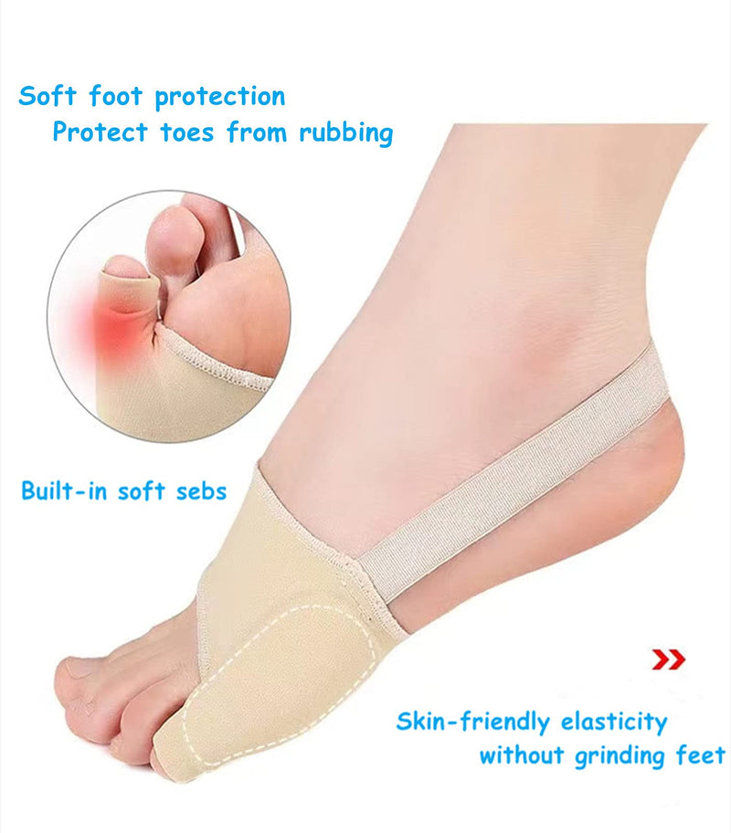 [Australia] - Pinky Toe Splint, Pinky Toe Straightener,.Pinky Toe Bunion Pads, Men'S And Women'S Bunion Corrector, Bunion Relief Toe Separators For Overlapping Toes.(1 Pair, Large ) 