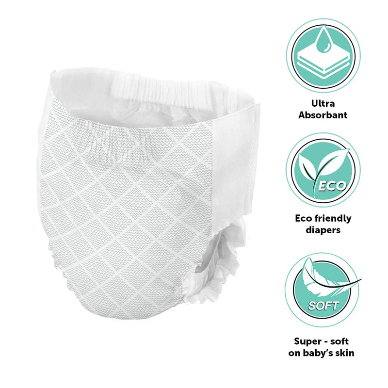 [Australia] - Bambo Nature Dreamy Boy Premium Night Pants, Aged 4-7 Size Medium (33-77 lb/15-35 kg) Pack of 10, 1000018875 10 Count (Pack of 1) 