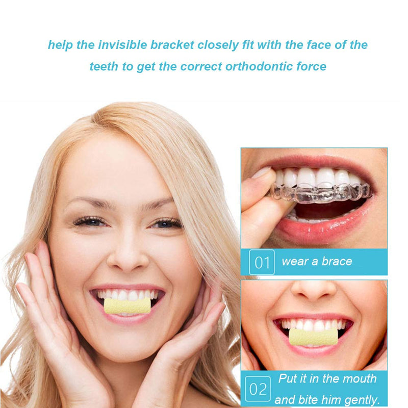 [Australia] - Angzhili 3 Pcs Aligner Chewies,Aligner Tray Seater for Invisalign Aligners Chewies per Box (White)3 Pcs Chewies per Box White 