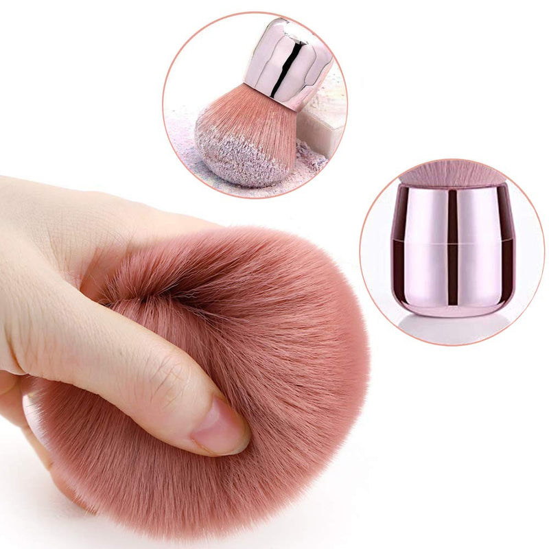 [Australia] - Kabuki Powder Brush Multi Purpose Makeup Brushes fluffy Soft Comfortable Loose Blush Foundation Face Makeup Brush For Powder Liquid Cream Buffing Stippling Makeup Tools 