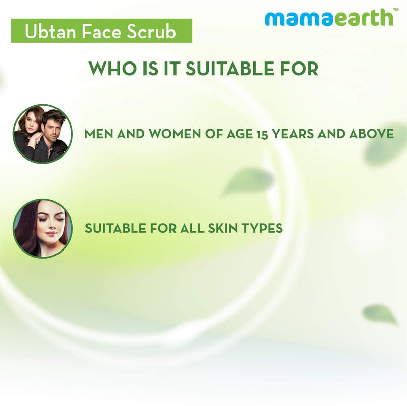 [Australia] - Mamaearth Ubtan Face Scrub with Turmeric & Walnut for Tan Removal - 100g 