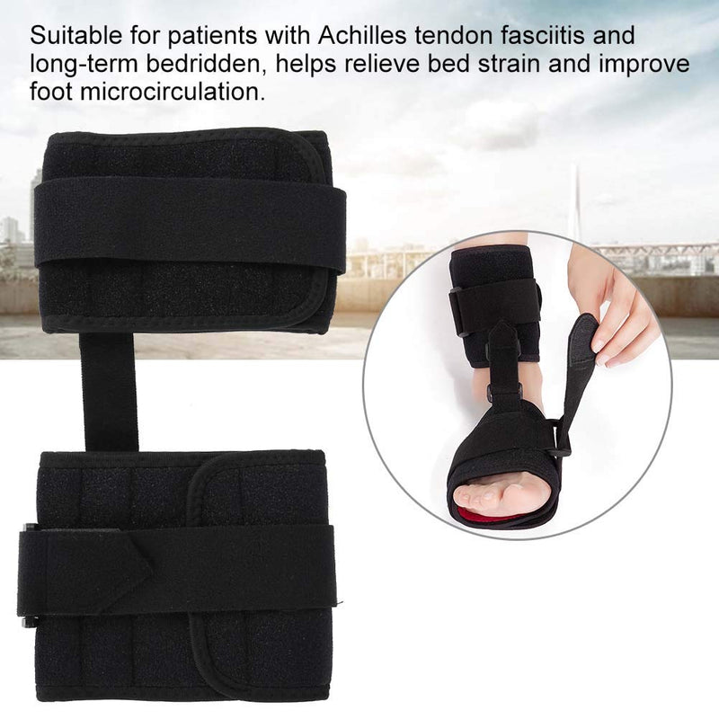 [Australia] - Ankle Support Adjustable Foot Drop Brace, Ankle Corrector Brace Support Protection Correction Splint for Sprain Injury Recovery, Suitable for Left and Right Foot, Free Size 