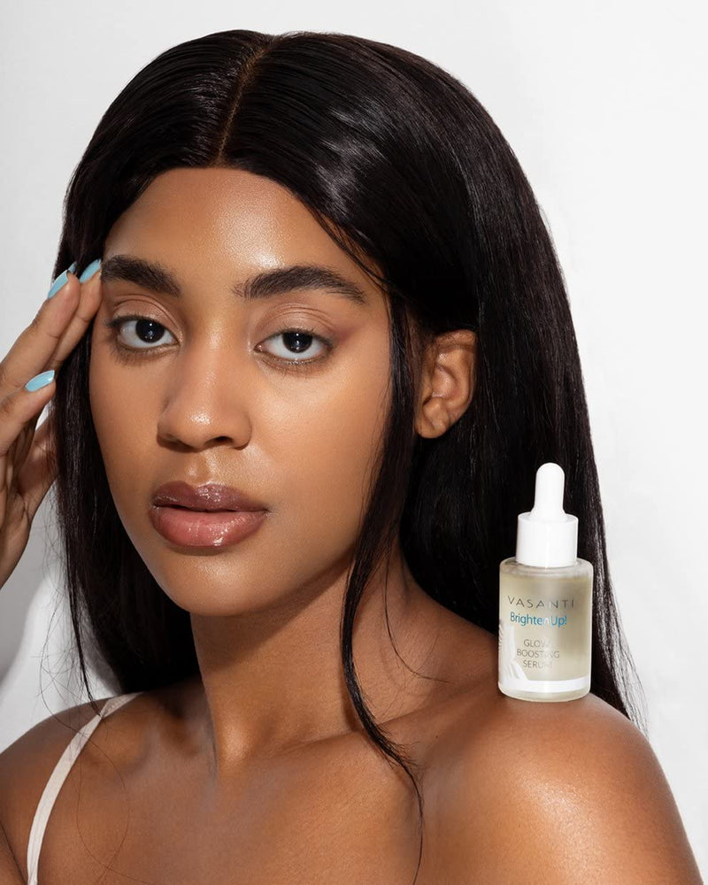 [Australia] - VASANTI Brighten Up! Glow Boosting Serum - Enriched with Vitamin C, Fights Dullness, Anti-Aging Serum Giving You Glass-Like Finish Glow 