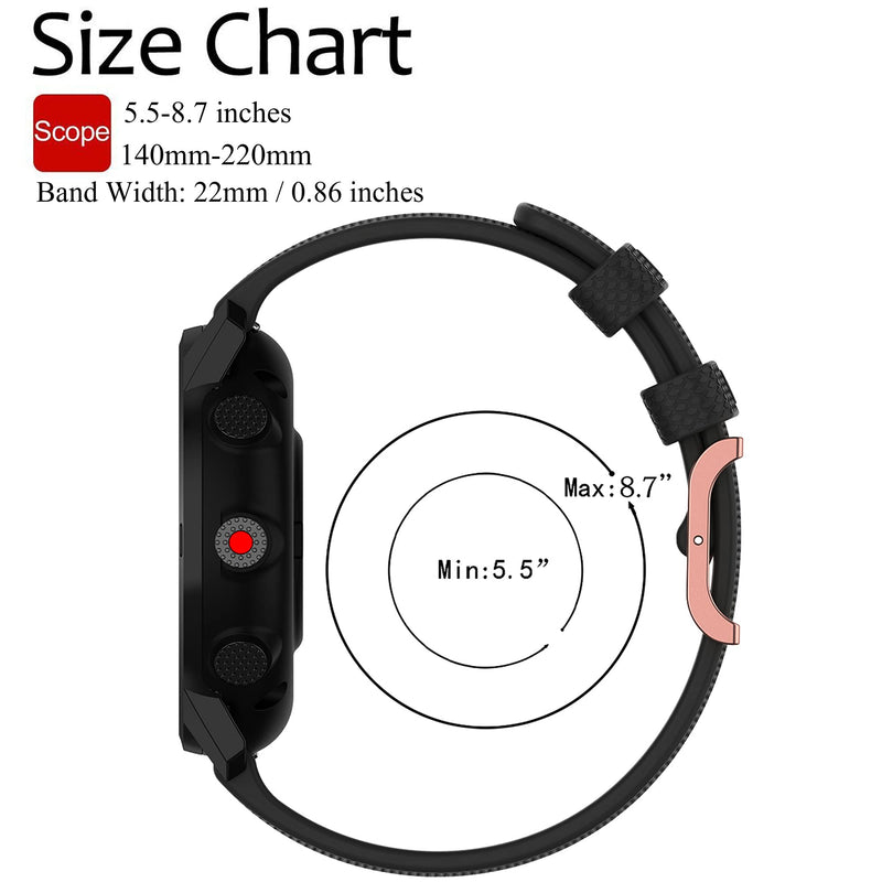 [Australia] - Band for Polar Vantage M2, Quick Release Band Replacement for Polar Grit X/Vantage M/Vantage M2 Fitness Watch (No Tracker, Replacement Bands Only) 5PCS Bands-Girl 