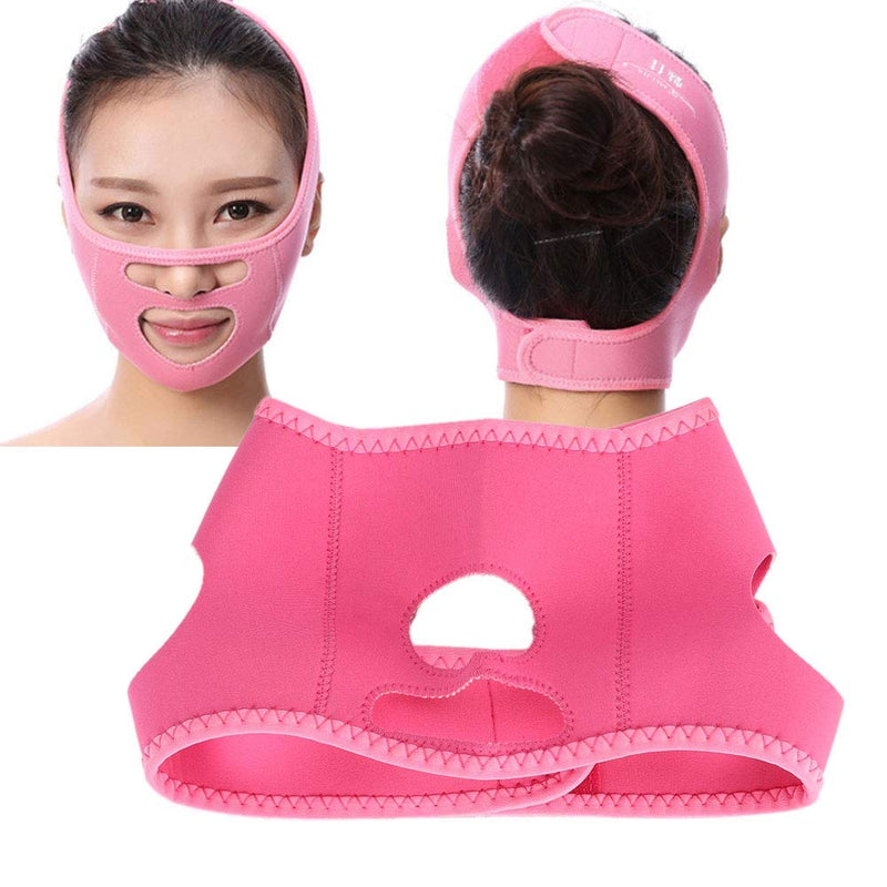 [Australia] - Face Slimming Mask for Women, Facial Slimming Lifting Mask, Anti Wrinkle Lift V Face Lifting Belt Band, Smooth Correction Belt 