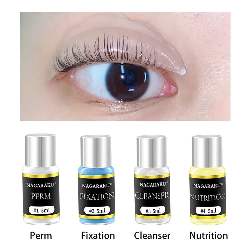 [Australia] - NAGARAKU Lash Lift Kit Eyelash Semi-Permanent Curling Perming Wave Retension 40-60 days Professional For Salon Salon Use 