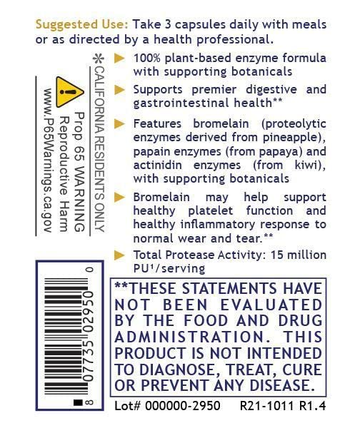 [Australia] - Premier Research Premier Inflammacidin, 100% Plant-Based Enzymes, Support Healthy Inflammatory Response, Digestive and Gastrointestinal Health, 90 Plant-Sourced Capsules 