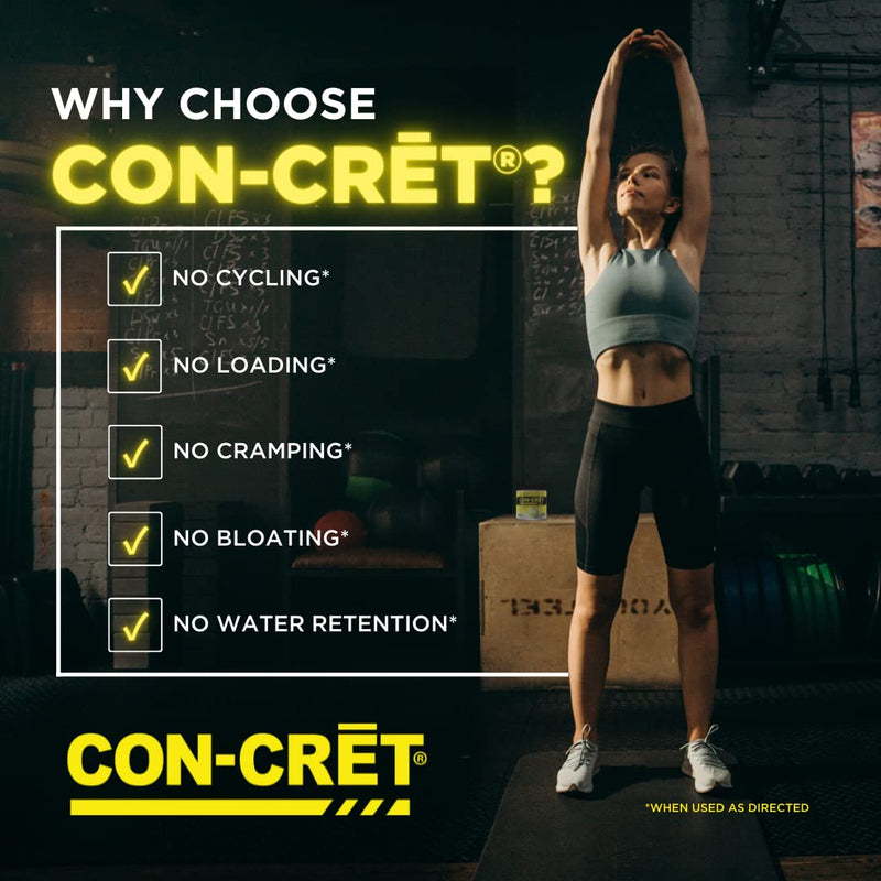 [Australia] - ProMera Sports CON-CRET®, The Original and Patented Pure Creatine HCl for Boosting Performance, Endurance, and Strength, 750 mg- 72 Capsules 