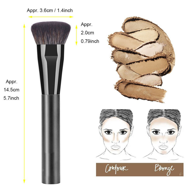 [Australia] - Vela.Yue Flat Contour Brush Face Sculpting Makeup Brush 