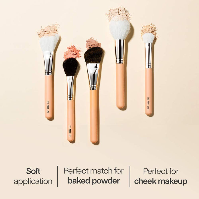 [Australia] - THE TOOL LAB 156 Small Cheek & Blending Brush-Cheek Blending Brush Small Face Makeup Shading Highlighter Face Brush -Premium Quality Natural Hair Bristles Cosmetic 