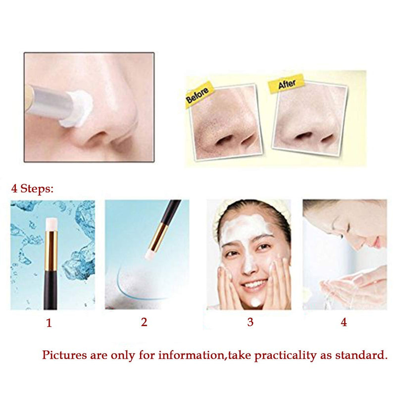 [Australia] - AKOAK 1 Pack Cleansing Nose Exfoliating Facial Blackhead Cleaning Brush Beauty Care Tool 