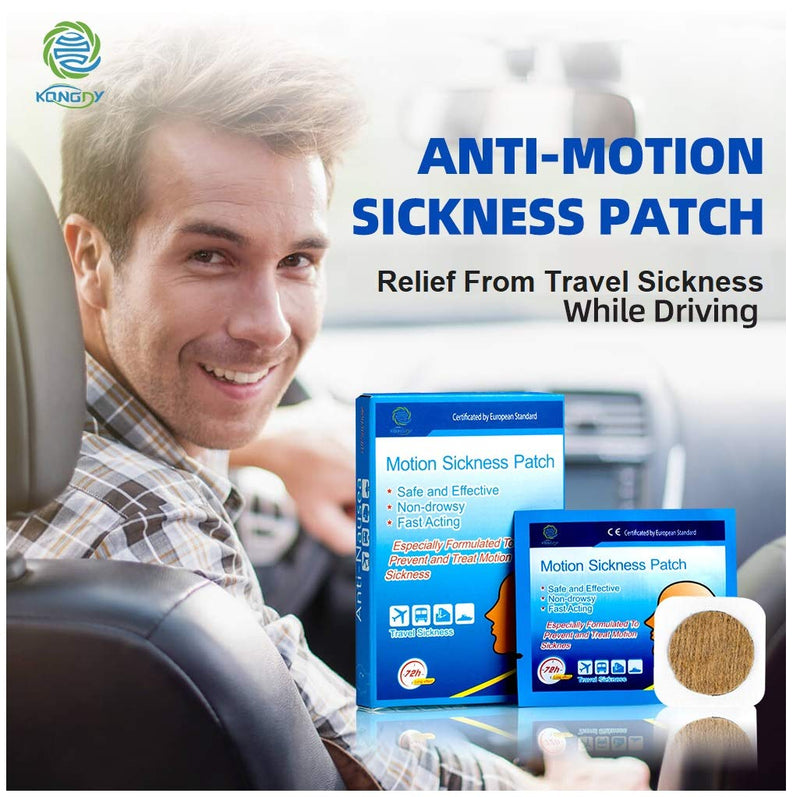 [Australia] - KONGDY® Motion Sickness Mini Patches Anti Nausea Travel Vomiting Pain Relief CAR SEA AIR (40) - CE Certified 20 