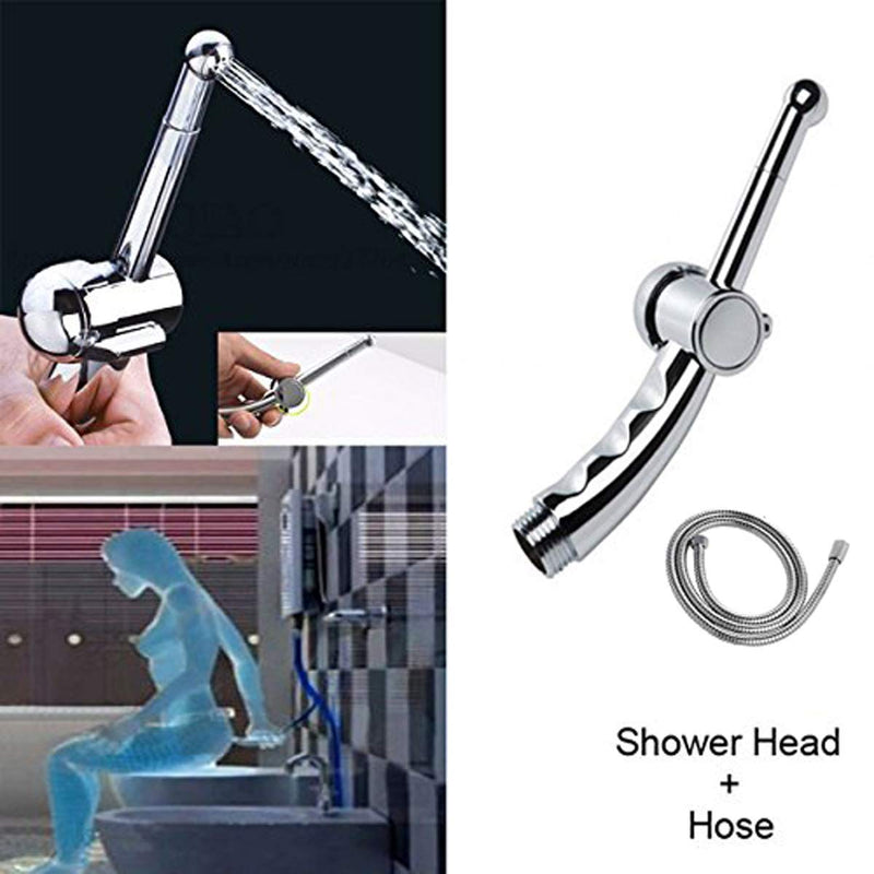[Australia] - Home Shower Enema Kits Vaginal Anal Cleaner Anal Cleansing Nozzle Fit for Regulator Douche System for Men and Women +59-inch Shower Hose 