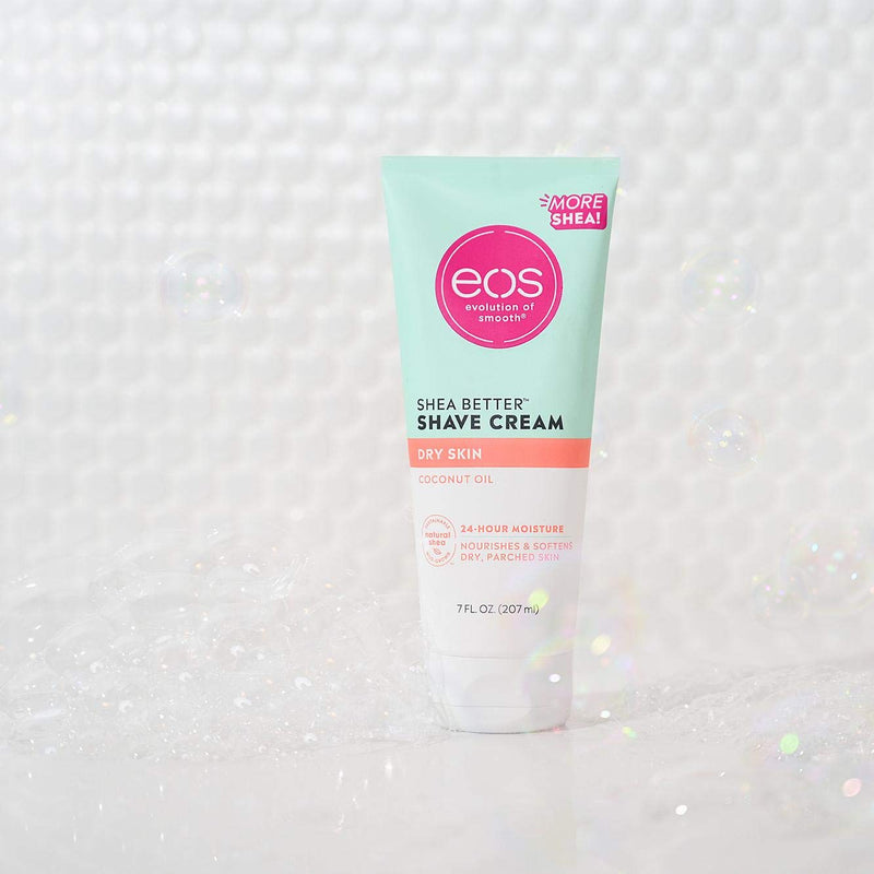 [Australia] - eos Shea Better Dry Skin Shaving Cream for Women | Shave Cream, Skin Care and Lotion with Coconut Oil | 24 Hour Hydration | 7 fl oz 