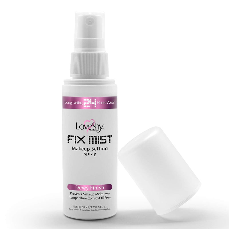 [Australia] - Make up setting spray by LoveShy Cosmetics- setting spray with smudge Proof Formula make up fixing spray for face Long-lasting Effect, 50ml makeup fixing spray fixing spray make up (Dewy) Dewy 