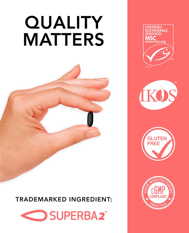 [Australia] - Sports Research Krill Oil Supplement with EPA & DHA Omega 3, Phospholipids & Astaxanthin from Antarctic Krill - Highest Concentration of Krill Oil for Men & Women - 1000mg, 60 Softgel Capsules 60 Count (Pack of 1) 1,000mg 