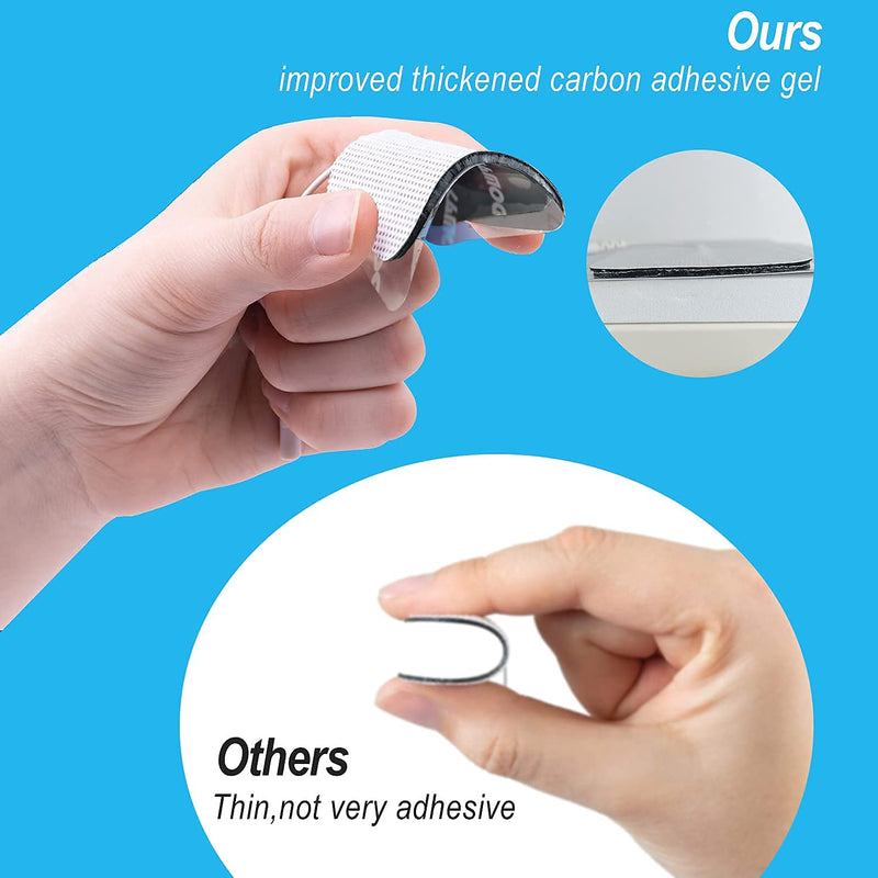 [Australia] - DOMAS TENS Unit Replacement Pads, 24 PCS Reusable Set, Thickened Self-Adhesive Electrode Pads for EMS Muscle Stimulator Massager (8 Pieces of 2x4 Inches and 16 Pieces of 2x2 Inches) 