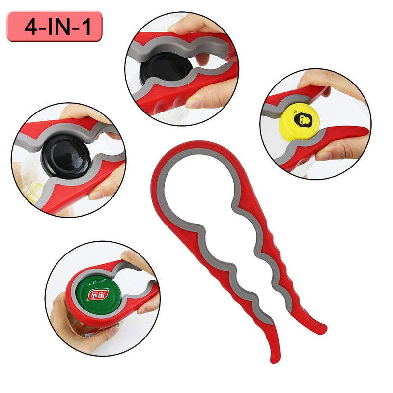 [Australia] - CODIRATO 3 Packs Jar Opener Rubber Bottle Opener with Silicone Jar Gripper Lid Opener for Kitchen Low Hand Arthritis Elderly Women 