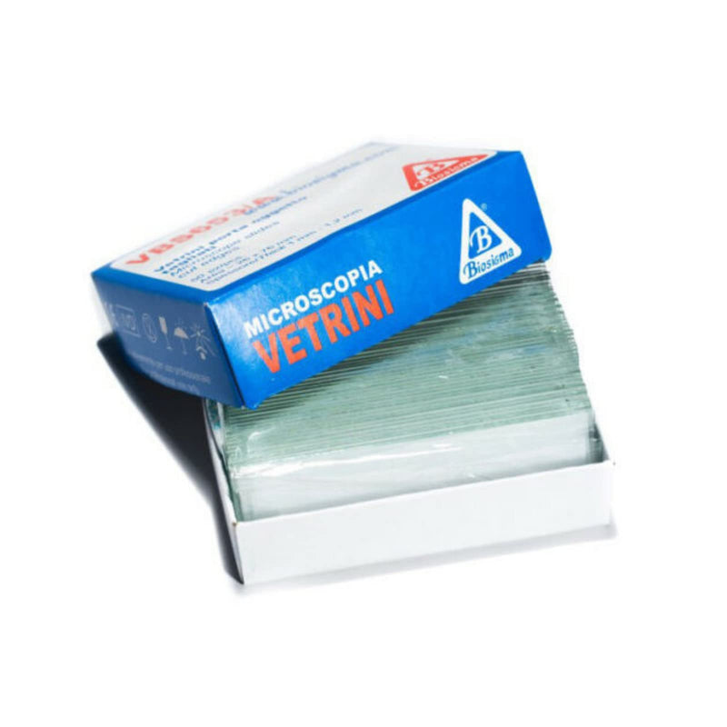 [Australia] - Cura Farma Object Holder Slides for Microscope Molati with Sandblast Band Laboratory 72 Pieces - Original Farma Care 