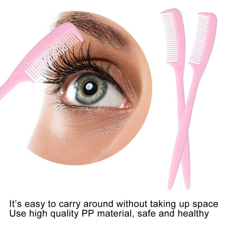 [Australia] - 25pcs Eyelash Separator Comb, Mini Eyebrow Comb Mascara Bevel Sets Cosmetic Tool for Eyelash Extension M 