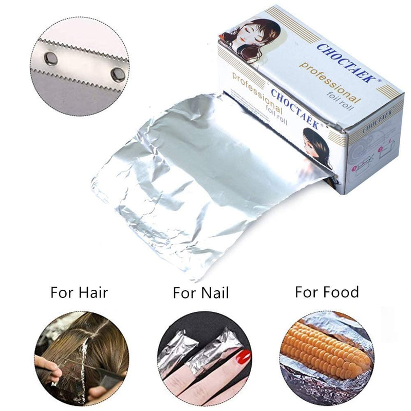 [Australia] - Aluminium Hair Foil, MOCOBO 16m*12cm Highlighting Silver hairdressing Professional Salon Home Tinfoil Strips for Bleaching New 12cm 