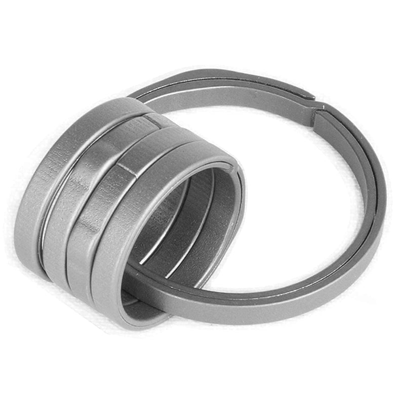 [Australia] - TISUR Titanium Side-Pushing Key Rings, Wisely Group Your Key, 3 Size Choices K27+4K22 