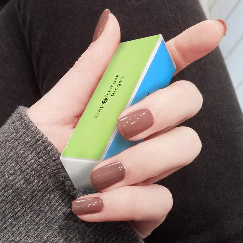 [Australia] - 4 Way Shiny Block / 4 Step Buffing Block Shine Nail Buffer 1 Count (Pack of 1) 