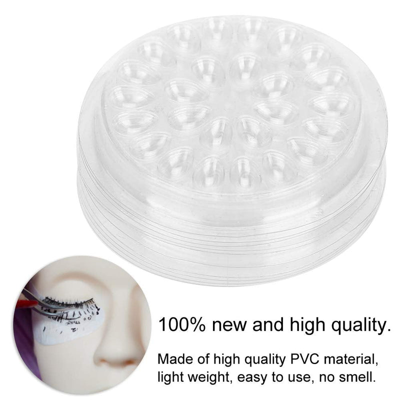 [Australia] - 50pcs False Eyelash Glue Holder Disposable Eyelash Glue Holder Plastic Eye Lash Extension Glue Stand Pad Glue Pad for Eyelash Extension 