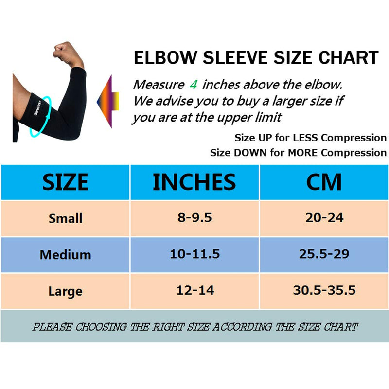 [Australia] - Senston Arm Support - Compression Arm Sleeve for Tendonitis and Arthritis - All Sports for Men/Women/Youth Compression, Breathable, Sweat Absorbent M Black 