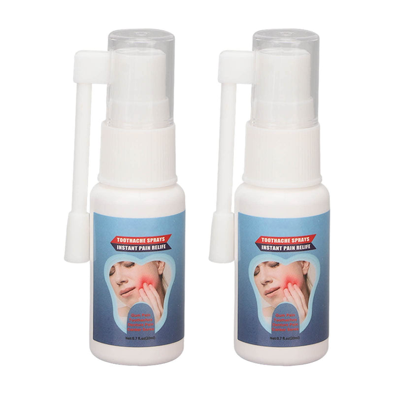 [Australia] - Herbal Oral Care Spray - 2pcs Mouth Health Keep Portable Toothache Gum Pain Spray 20ML 