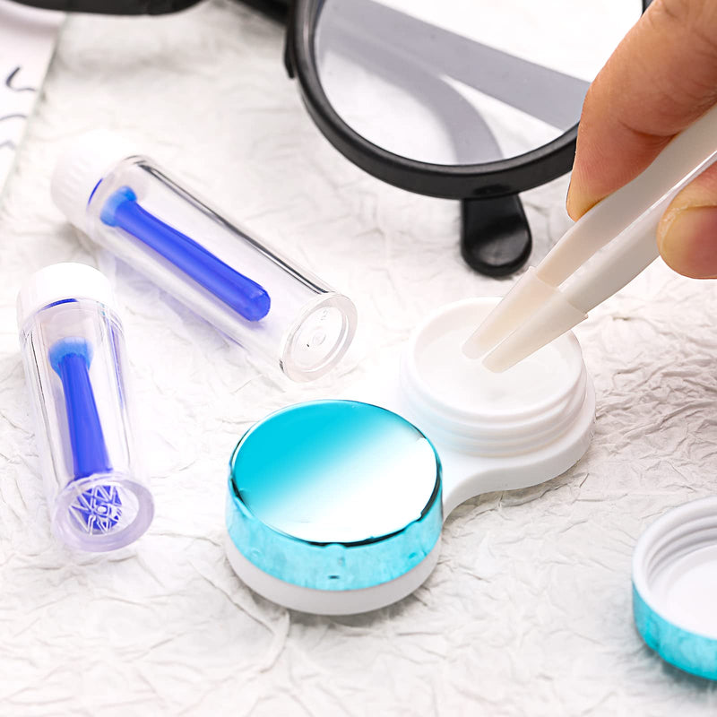 [Australia] - Contact Lens Remover Scleral Lens Remover Inserter Soft Contact Suction Holder Remover with Ventless Bottles and White Tweezers 